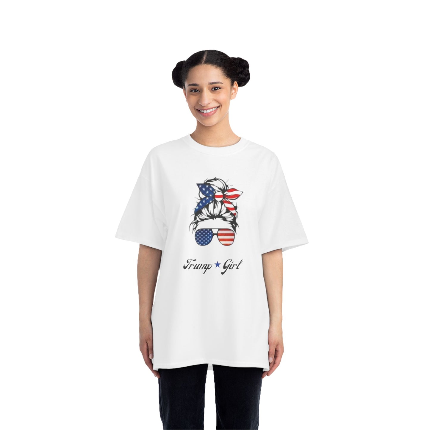 Trump Girl Patriotic T-Shirt | America 1776 Design, Fourth of July Shirt, Independence Day Tee, Memorial Day Top, Gift for Veterans