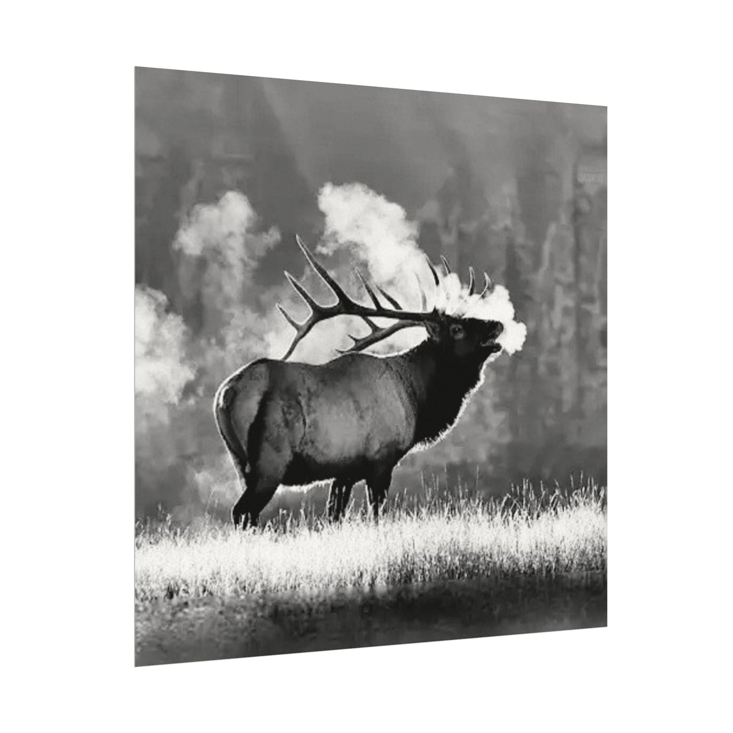 When Nature Calls– Western Textured Watercolor Matte Posters