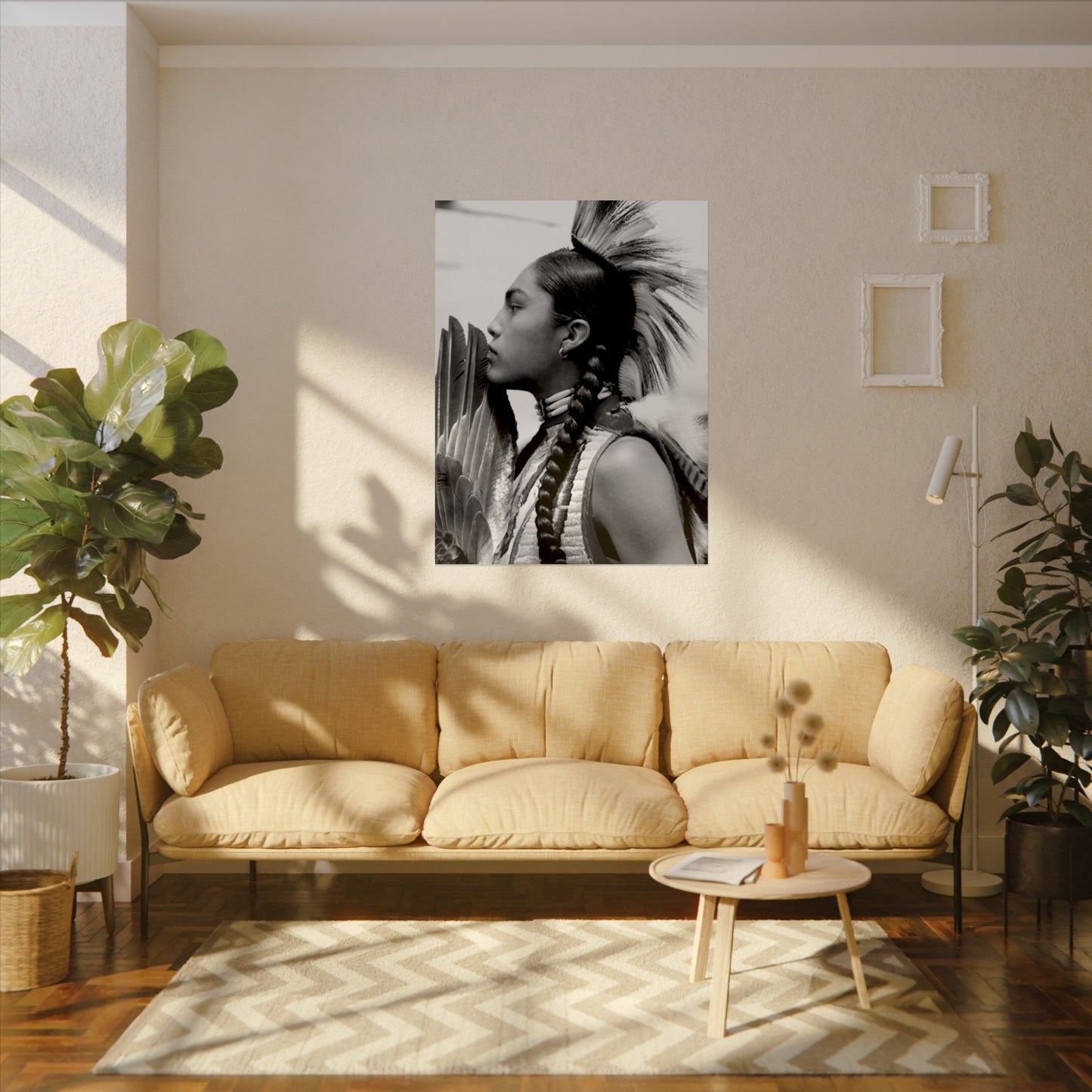 Soar High On Wings Like Eagles – Western Textured Watercolor Matte Posters