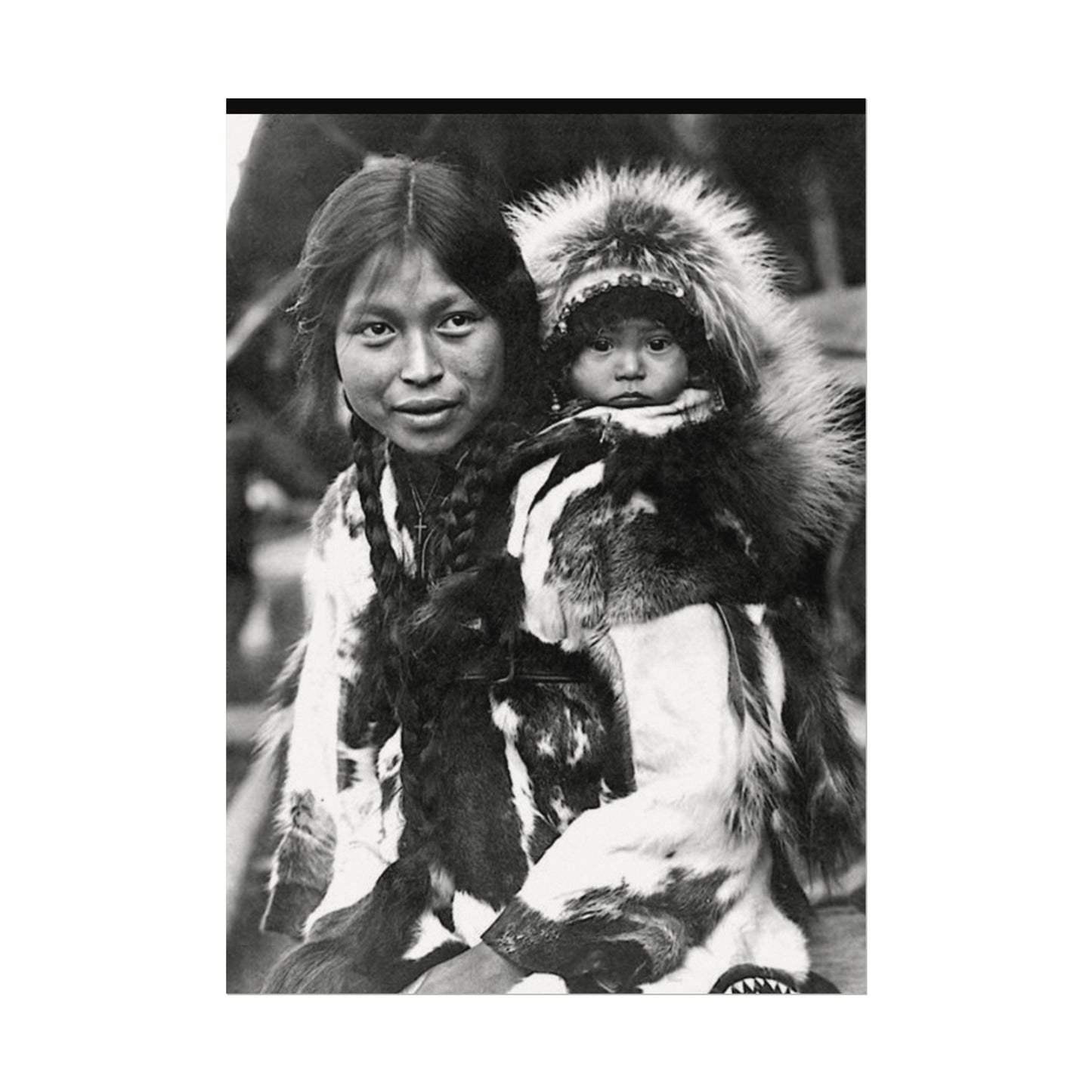 A Mother's Heart – Western Textured Watercolor Matte Posters