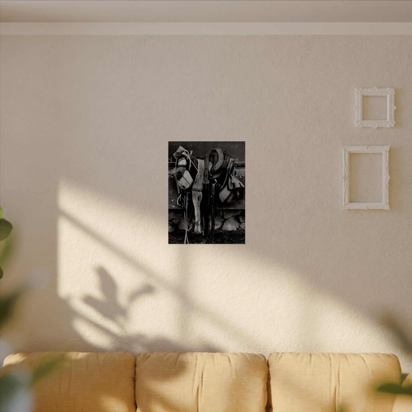 Leather & Dust Western Textured Watercolor Matte Posters