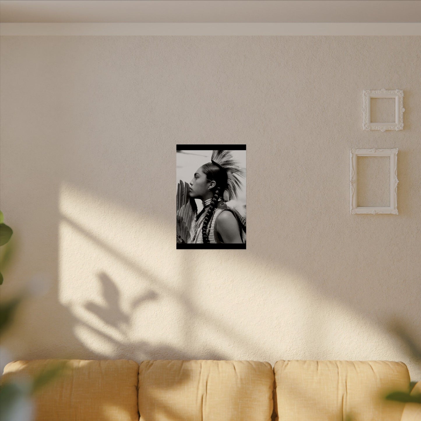 Soar High On Wings Like Eagles – Western Textured Watercolor Matte Posters