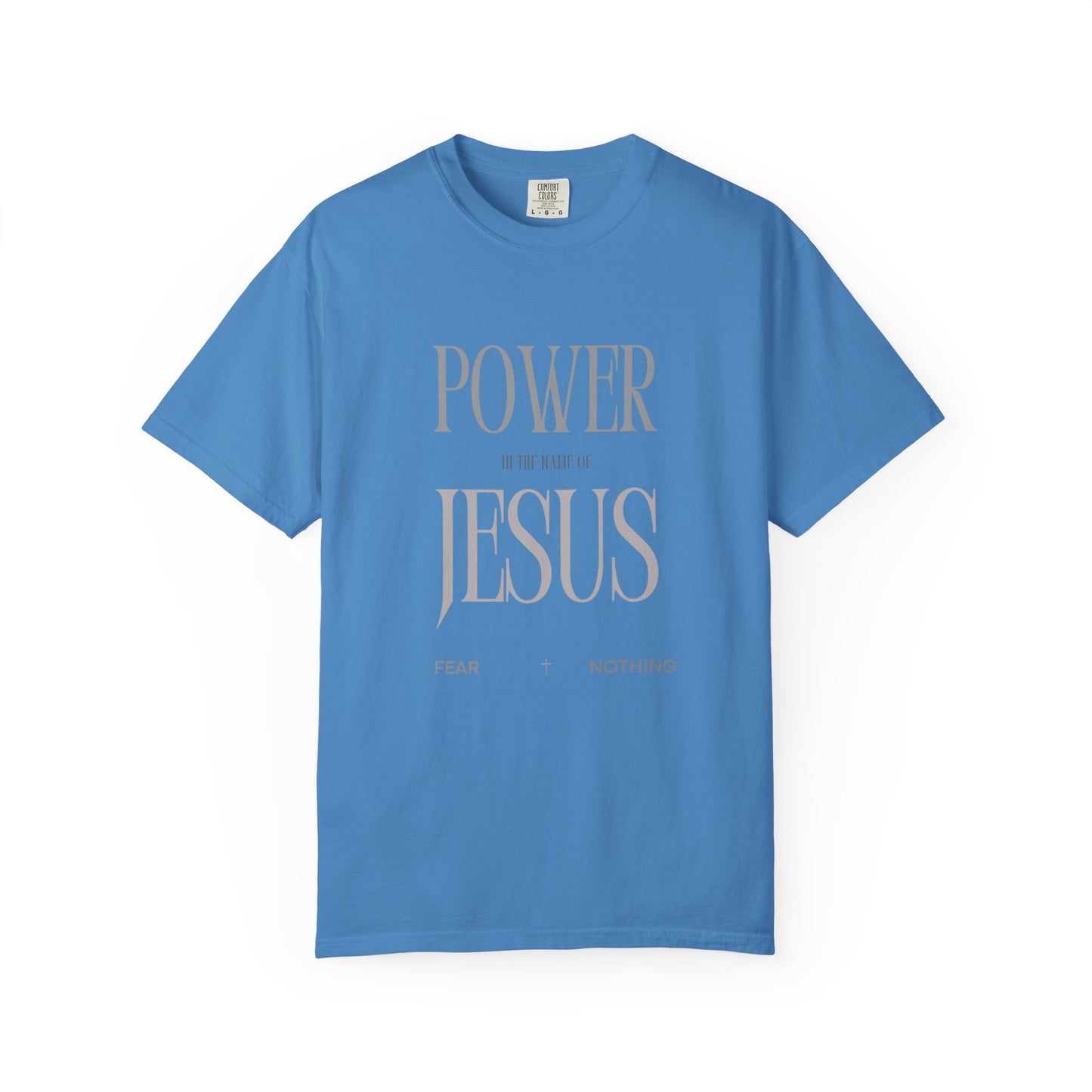 Faith-Inspired Jesus Unisex T-shirt, Power in the Name of Jesus Tee, Christian Apparel, Inspirational Gift, Religious T-shirt