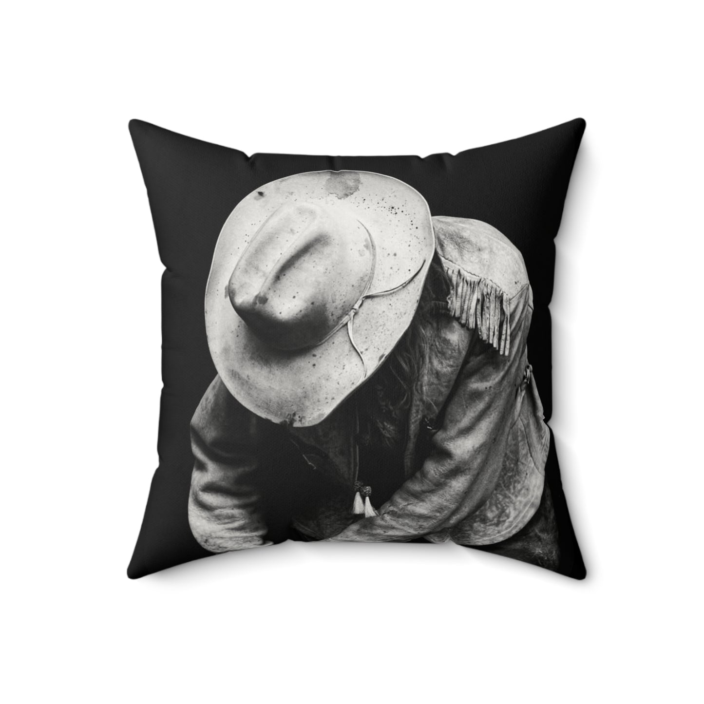 2 In 1 Cowboy Mix Up Faux Suede Pillow, Cozy Home Decor, Motivational Cushion, Bohemian Bedroom Accessory, Unique Gift Idea