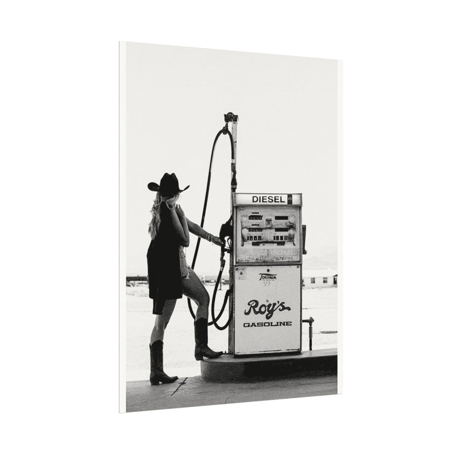 High Noon Fill Up— Western Textured Watercolor Matte Posters