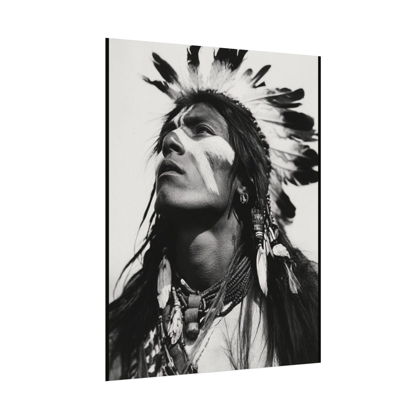 He Who Remembers – Western Textured Watercolor Matte Posters