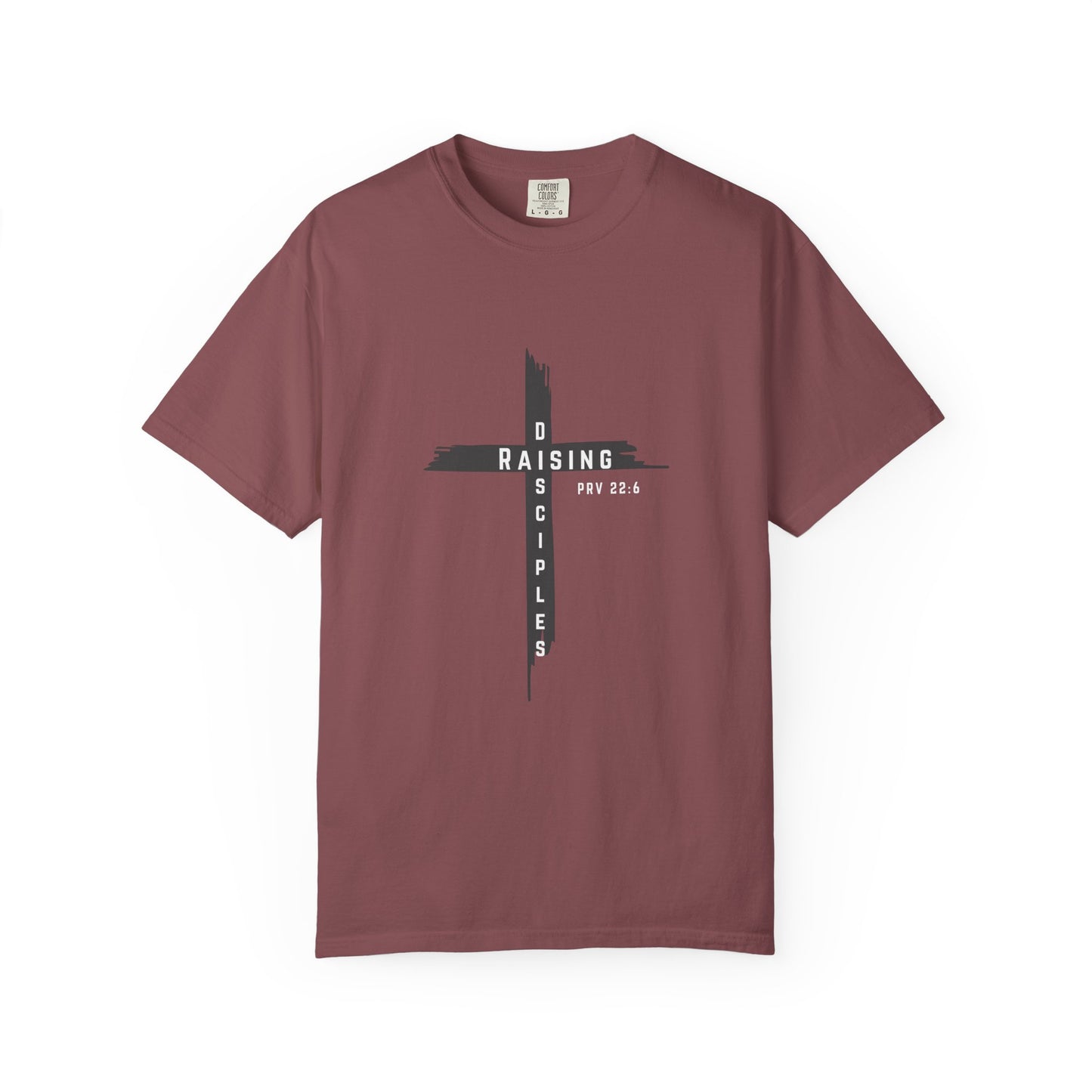Raising Disciple Garment-Dyed T-Shirt for Faith Wear, Christian Apparel, Spiritual Gift, Youth Group Outfit, Church Merchandise,
