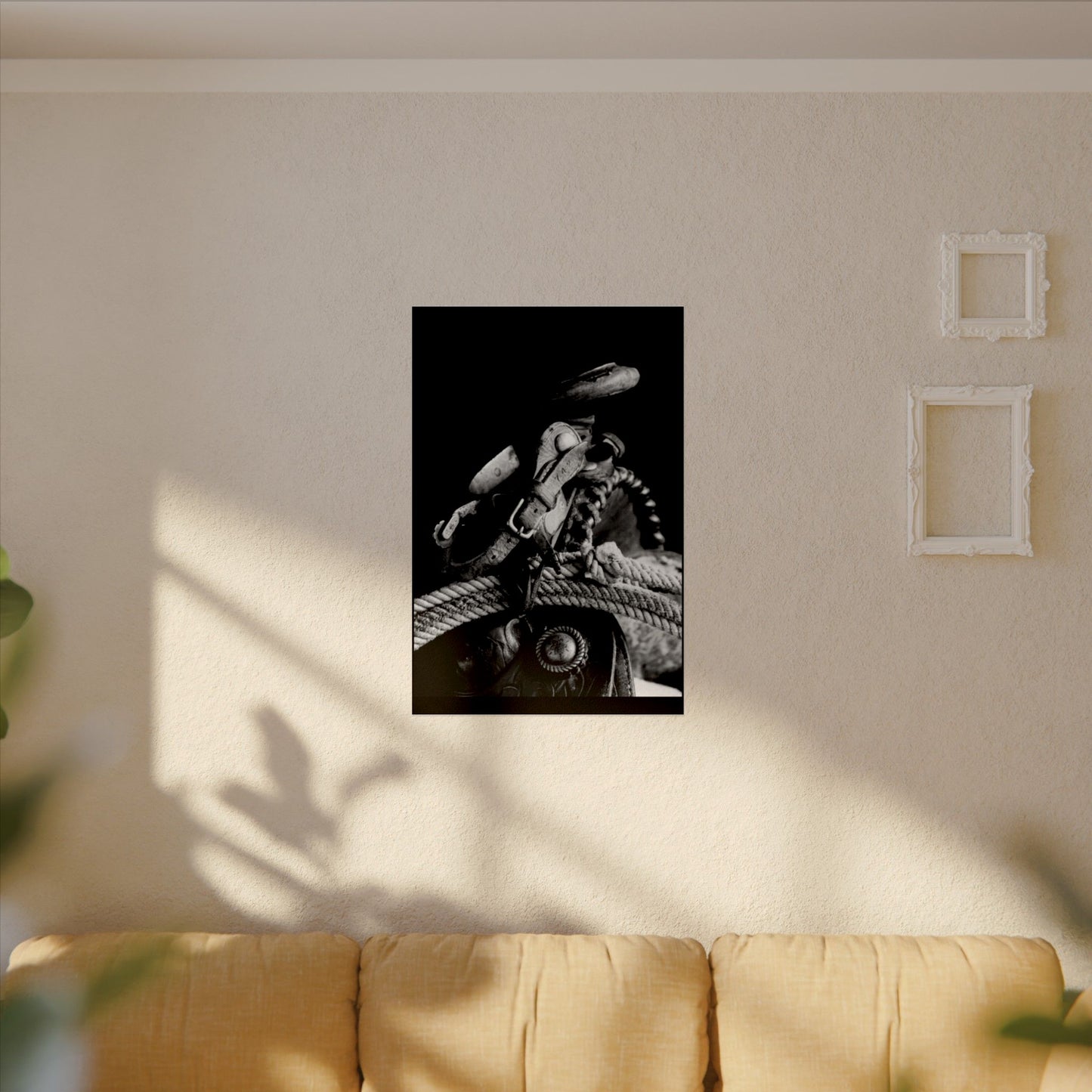 Saddle Up – Western Textured Watercolor Matte Posters