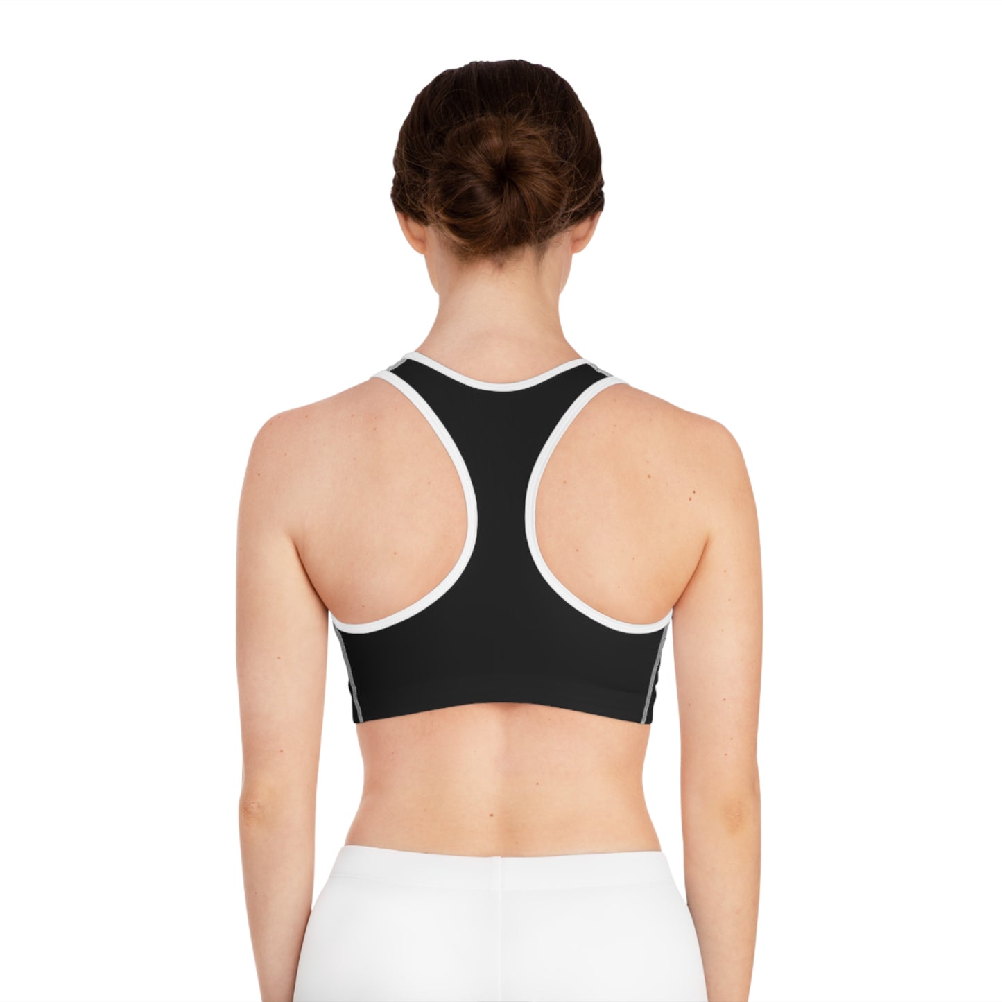 Arrow Ridge Black Stylish Sports Bra for Active Women, Workout Top, Gym Essential, Fitness Apparel, Athleisure Wear, Yoga Gear