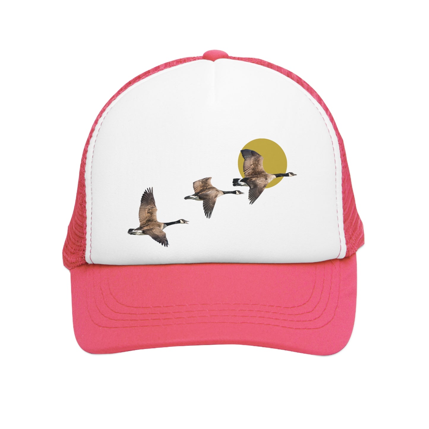 Geese Flying, Retro Trucker Hat, Nature lover Gifts , Outdoor Accessory, Beer Lover Gift, Summer BBQ Essential