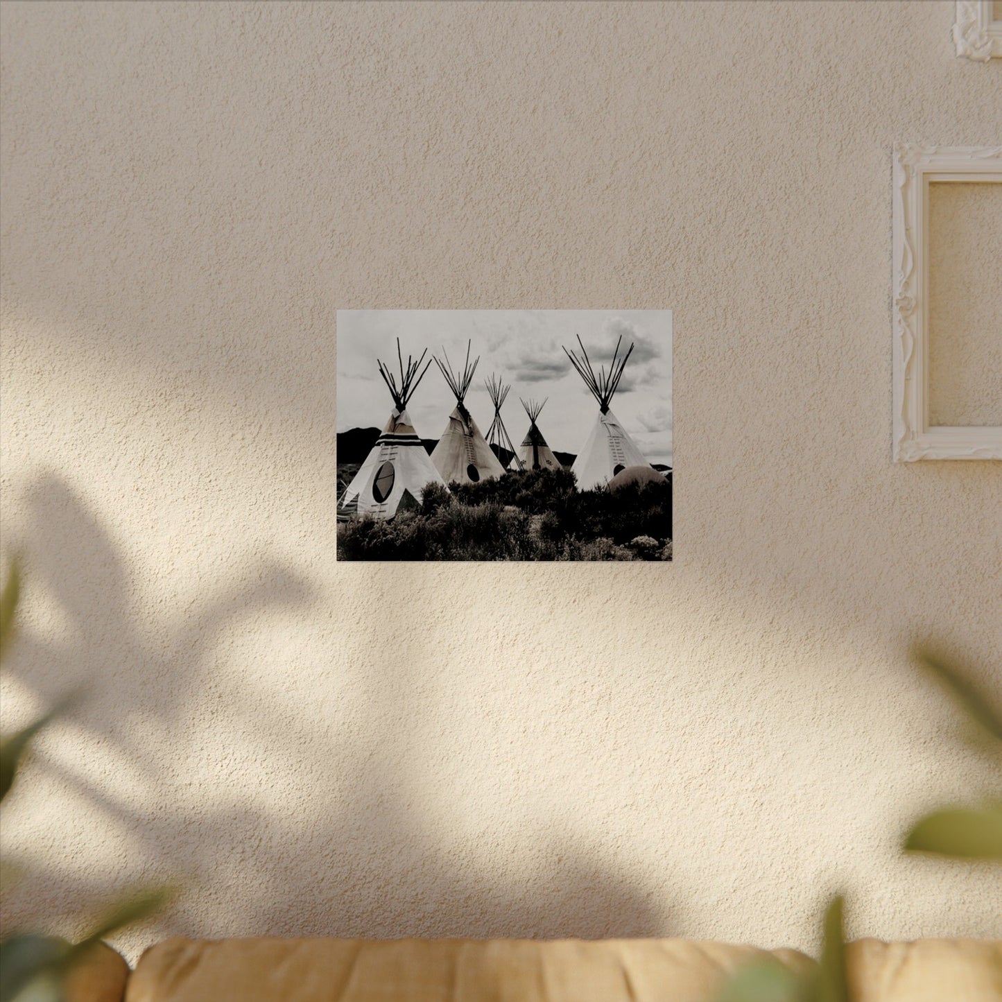 Echos Of The Plains– Western Textured Watercolor Matte Posters