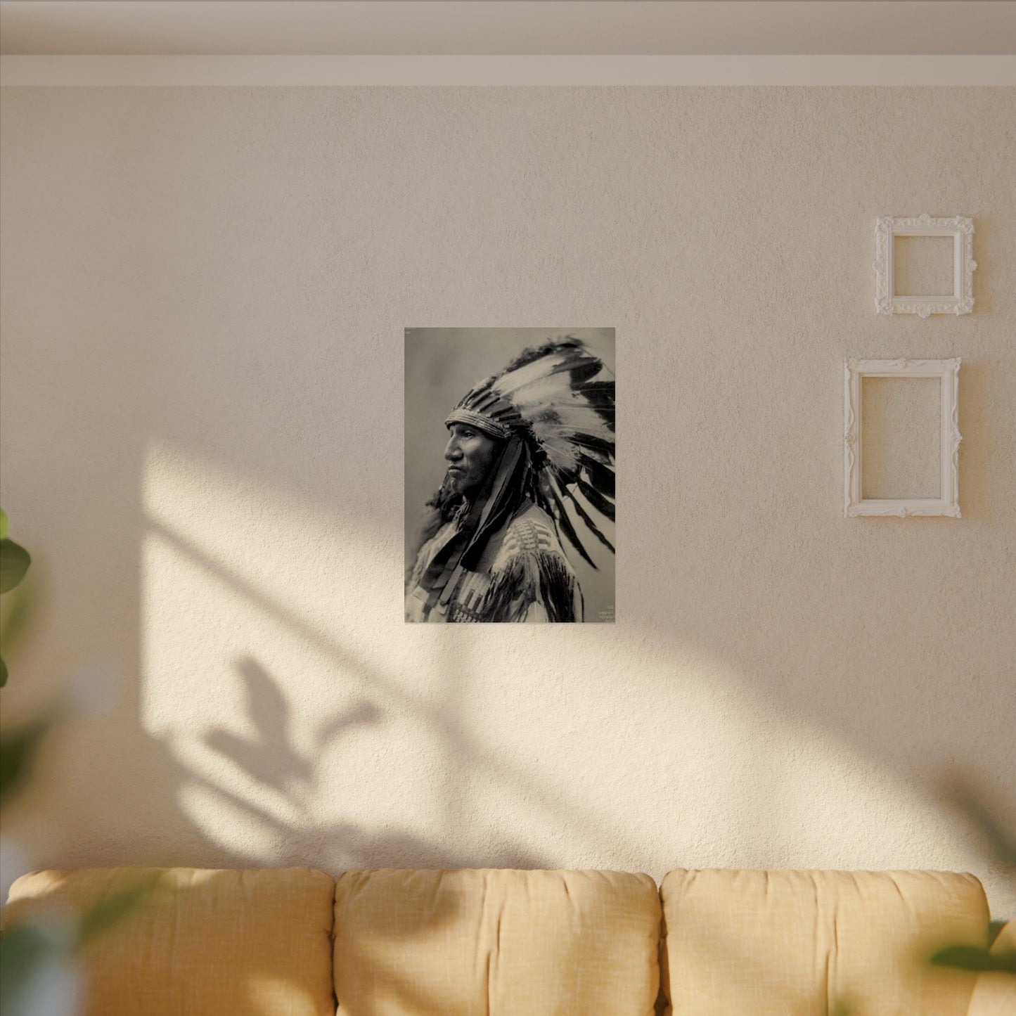 Black Rock Sioux – Western Textured Watercolor Matte Posters