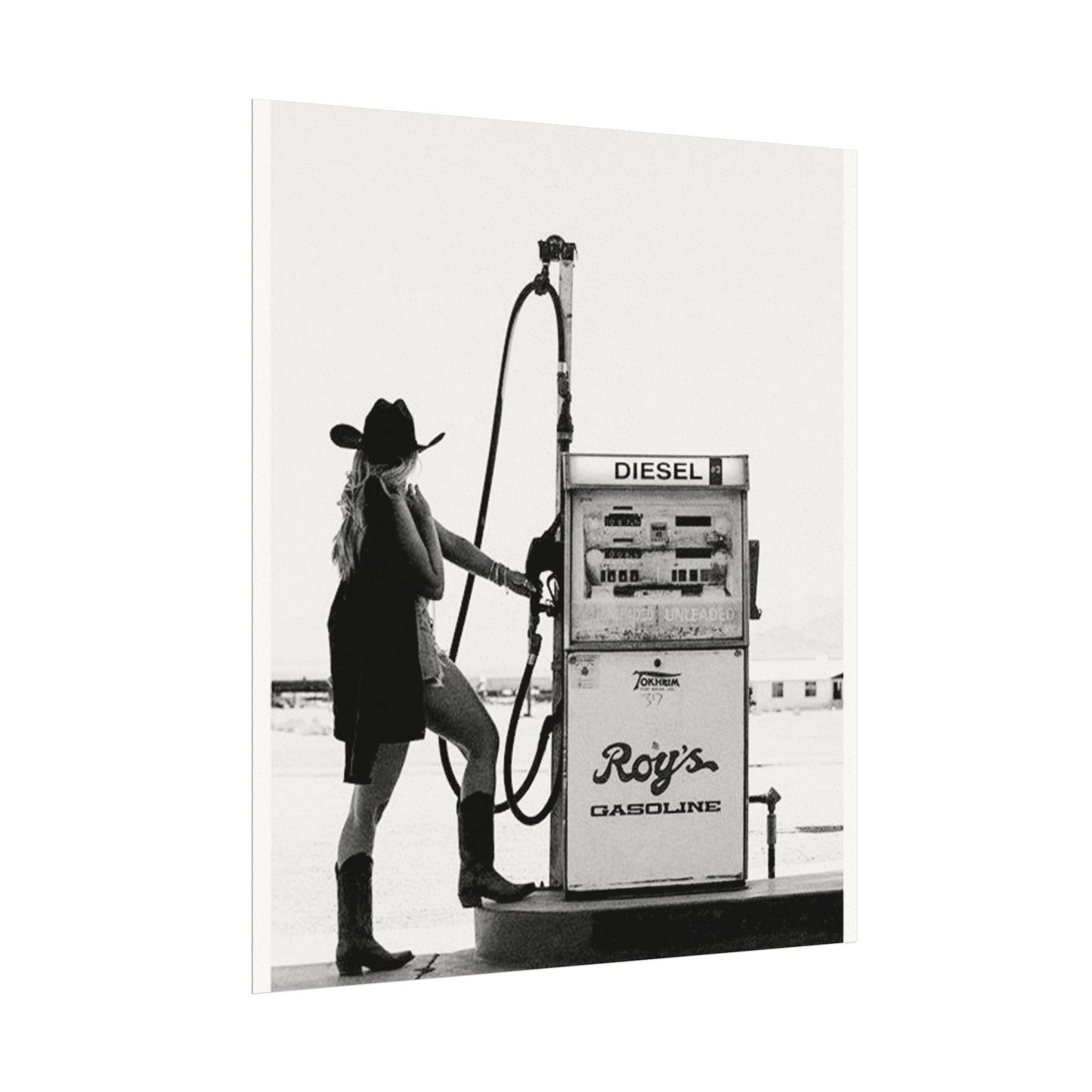 High Noon Fill Up— Western Textured Watercolor Matte Posters