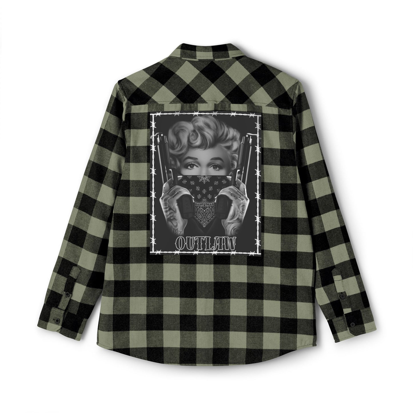 Rebellious Flannel Shirt - Trendy Unisex Shirt for Outdoor Enthusiasts, Perfect for Fall, Casual Wear, Gifts for Him/Her, Statement Fashion