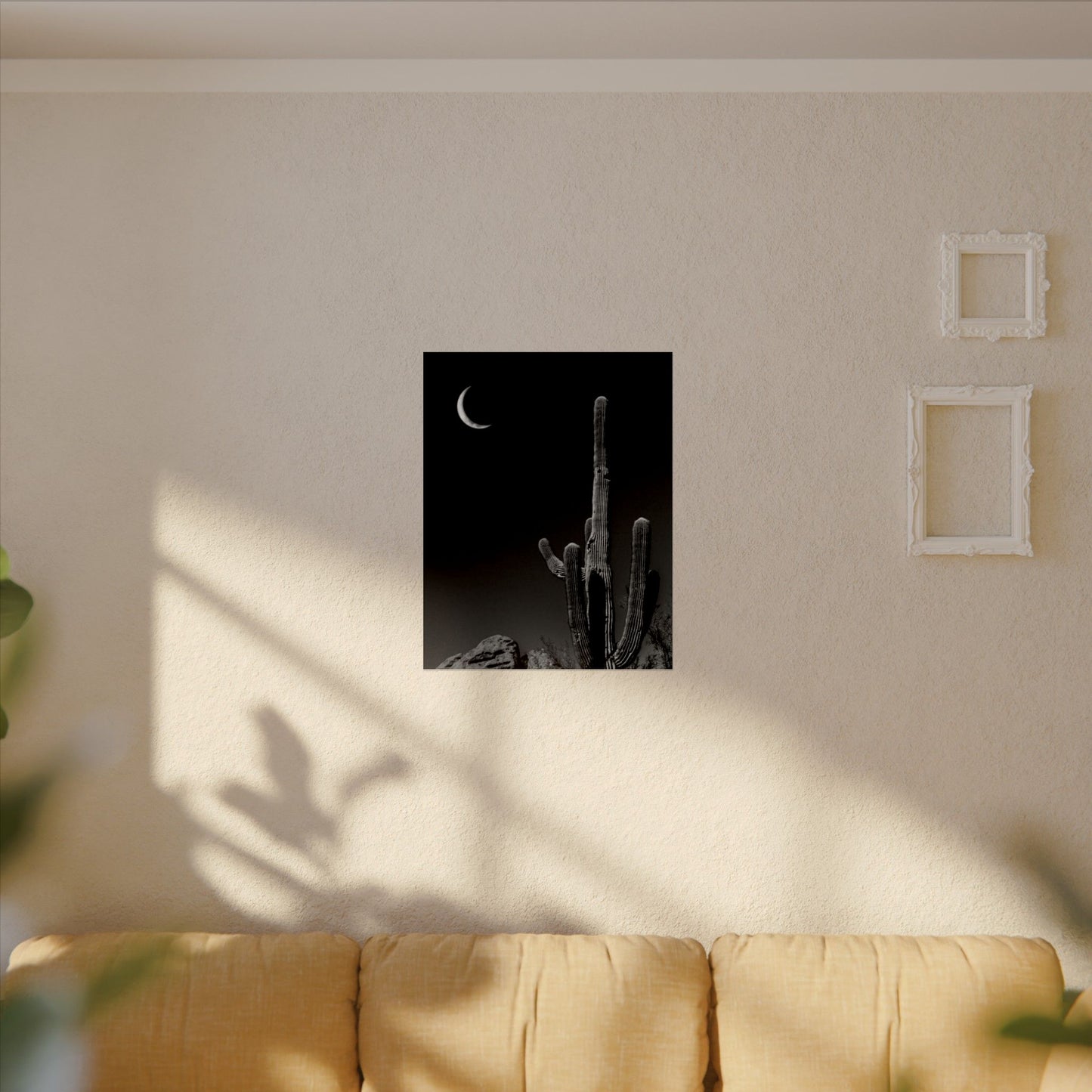 Desert Night Sky– Western Textured Watercolor Matte Posters