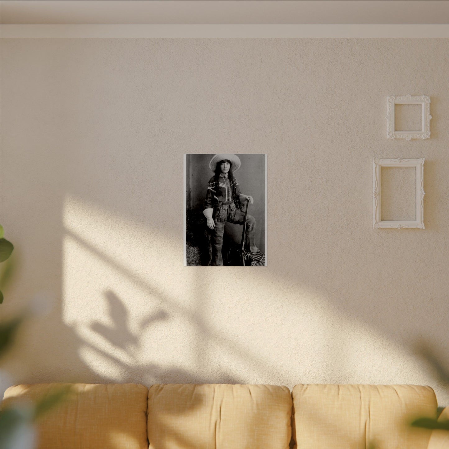 Desert Scout – Western Textured Watercolor Matte Posters