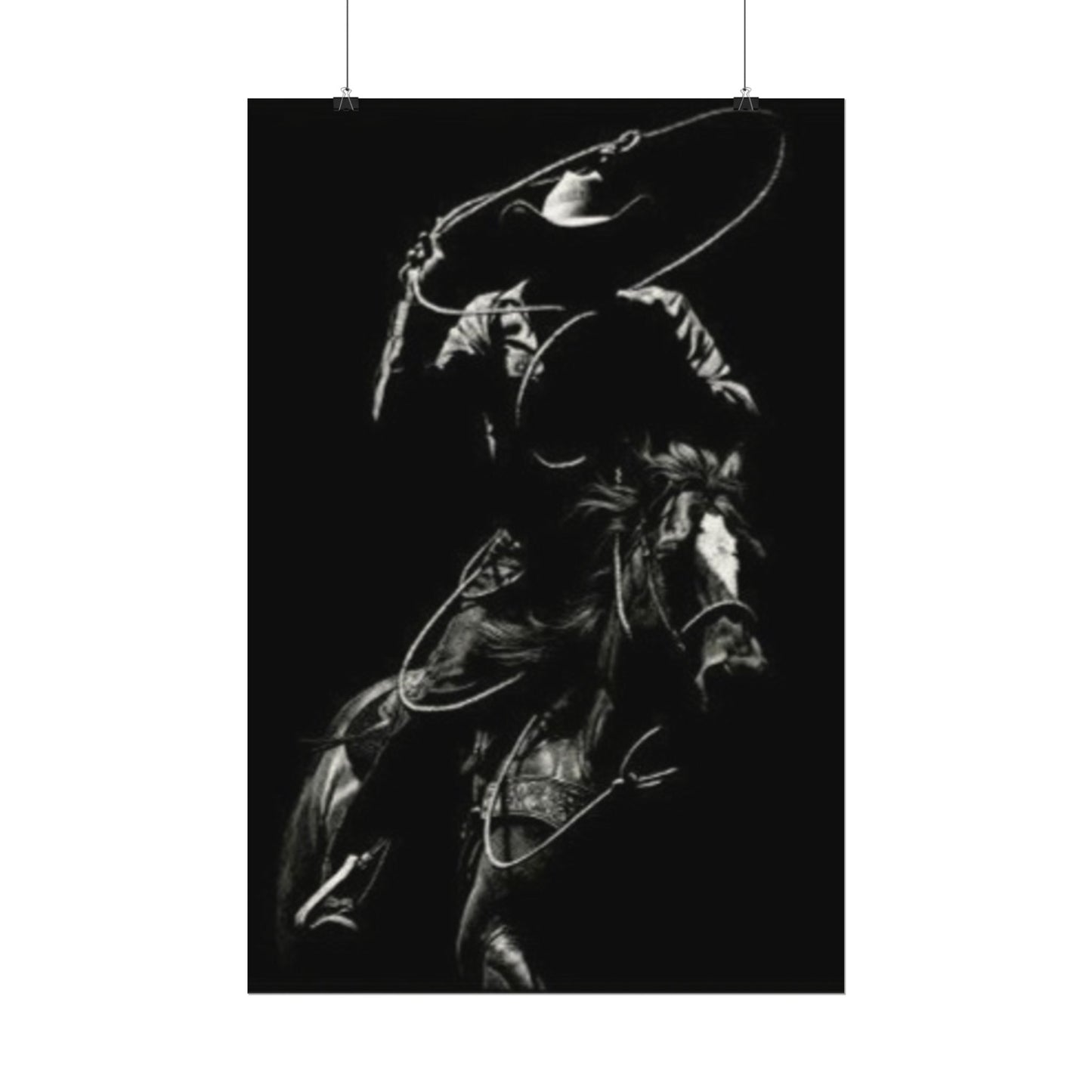 The Ropers Mark – Western Textured Watercolor Matte Posters