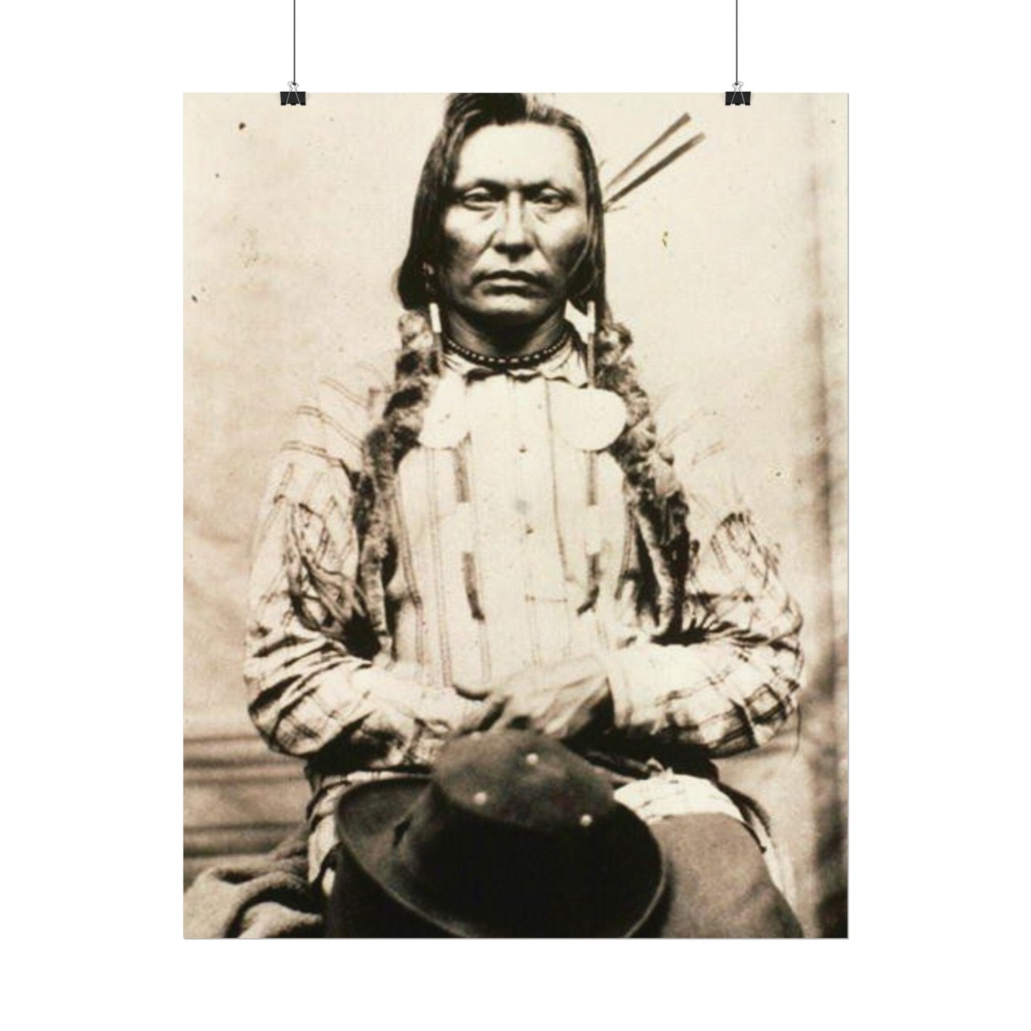 Shadow Warrior – Western Textured Watercolor Matte Posters