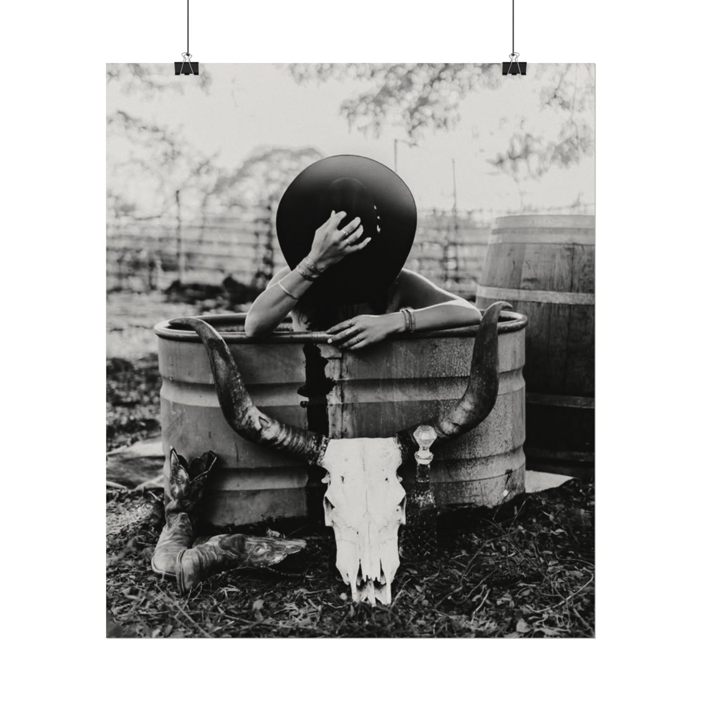 Unapologetically Wild – Western Textured Watercolor Matte Posters