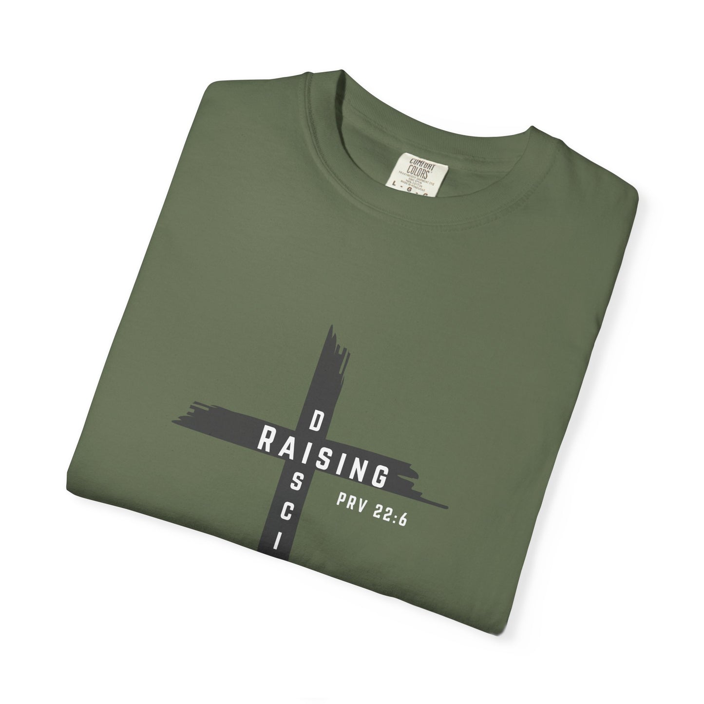 Raising Disciple Garment-Dyed T-Shirt for Faith Wear, Christian Apparel, Spiritual Gift, Youth Group Outfit, Church Merchandise,