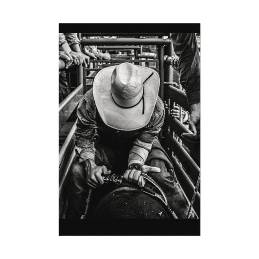 Lock Loaded & In The Chute Textured Watercolor Matte Posters