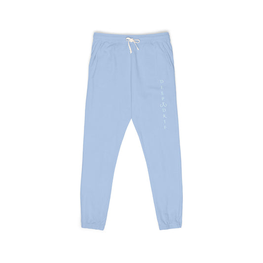 Deep Drift Embroidered Fleece Sweatpants | Cozy Loungewear, Gifts for Everyone, Comfortable Joggers, Relaxed Fit Sweatpants, God is Love, Unisex Fashion