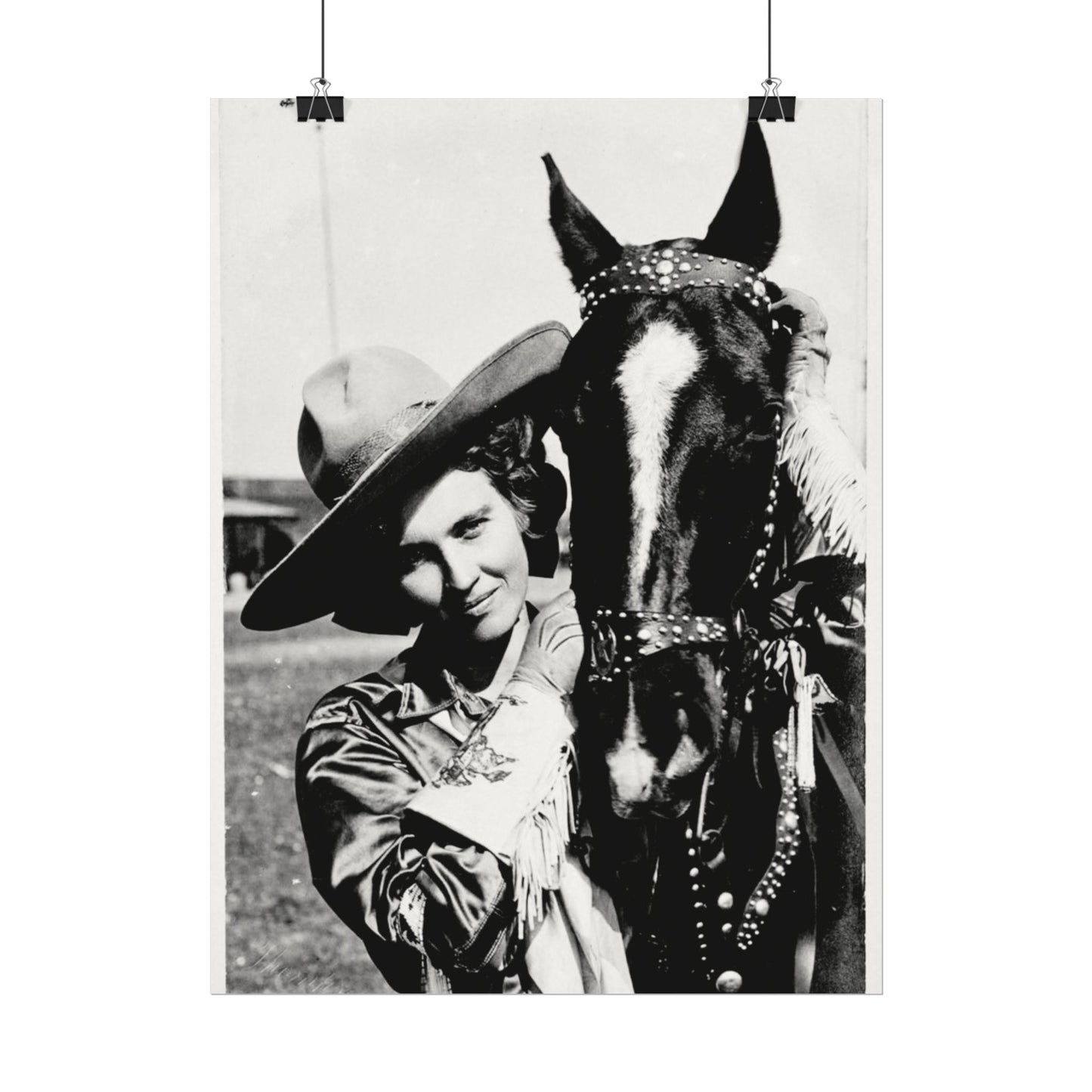 Steadfast Devotion – Western Textured Watercolor Matte Posters