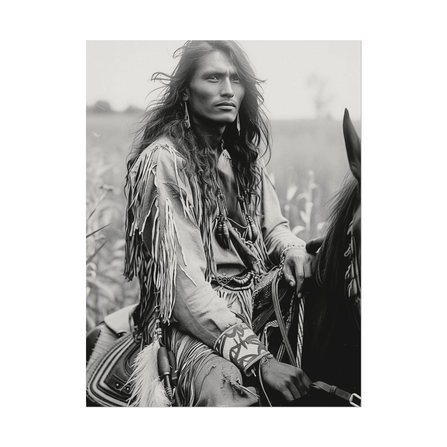 The Last Watchman– Western Textured Watercolor Matte Posters