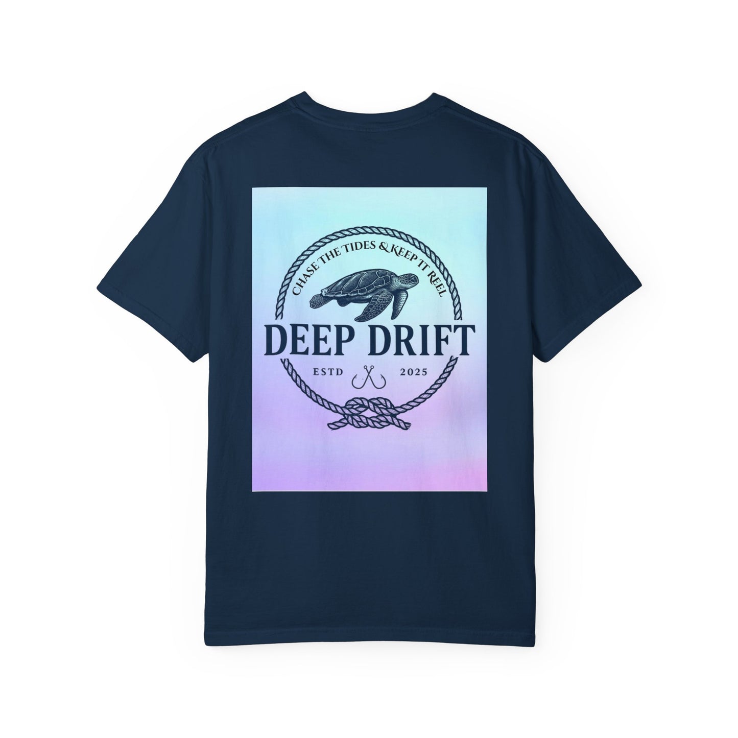 Turtle Ocean Tee, Deep Drift