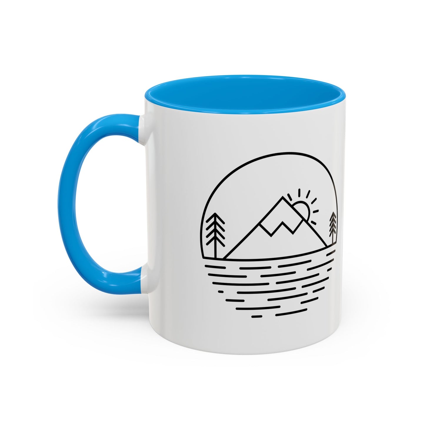 Nature-Inspired Colorful Mug, Perfect Gift for Nature Lovers, Coffee Mug for Outdoor Enthusiasts, Travel Souvenir, Adventure Coffee Cup