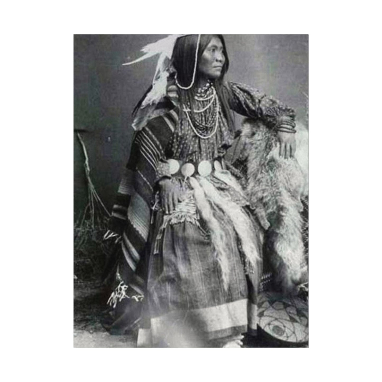 Courage & Strength – Western Textured Watercolor Matte Posters