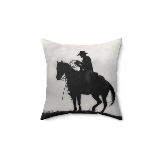 2 In 1 Cowboy & Cowgirl Faux Suede Pillow, Cozy Home Decor, Motivational Cushion, Bohemian Bedroom Accessory, Unique Gift Idea, Stay Wild