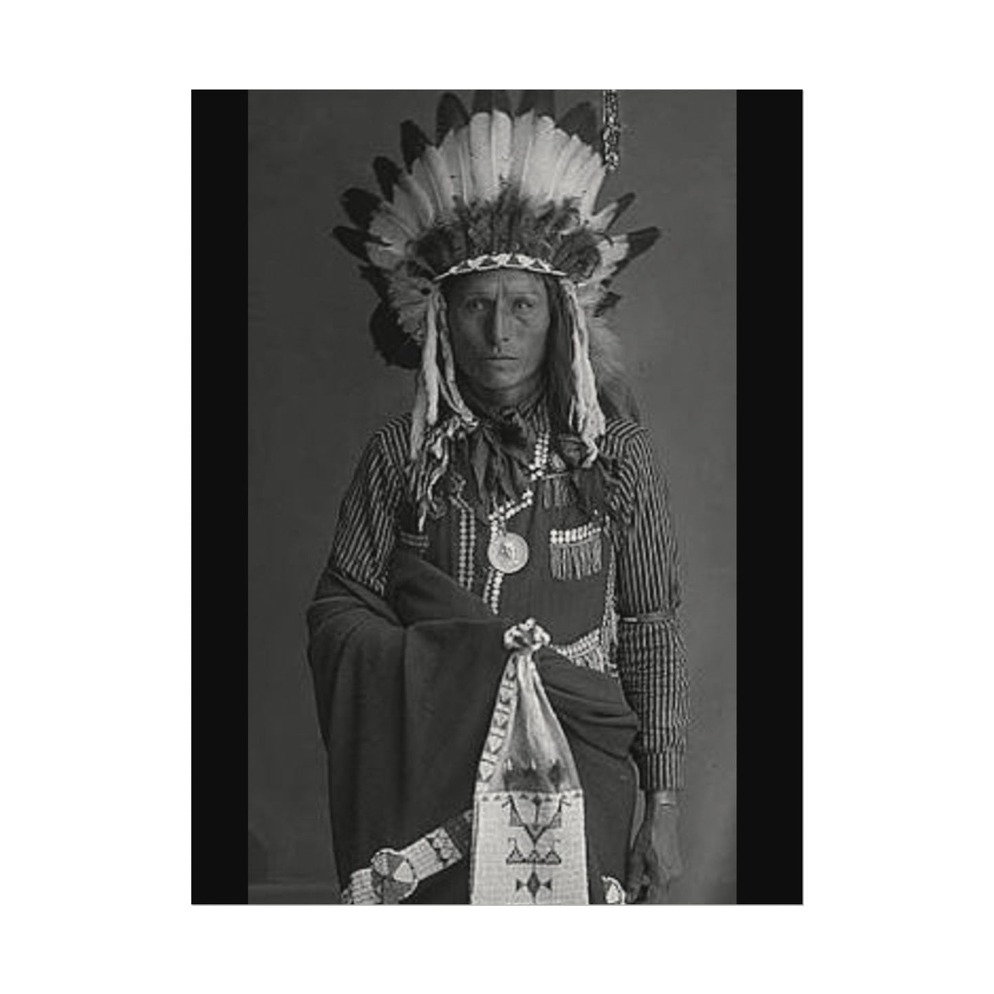 Still As The Wind Remembers – Western Textured Watercolor Matte Posters