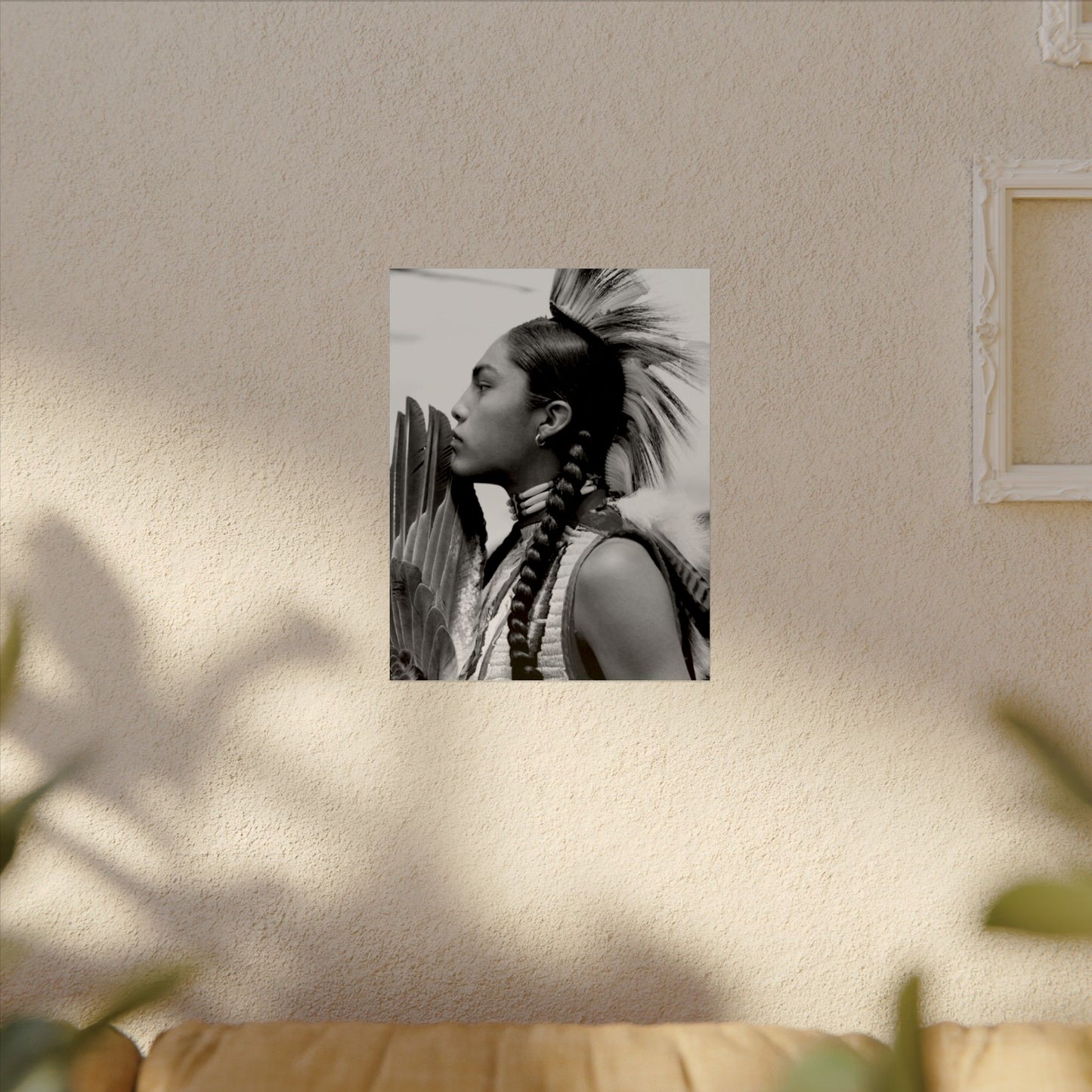 Soar High On Wings Like Eagles – Western Textured Watercolor Matte Posters