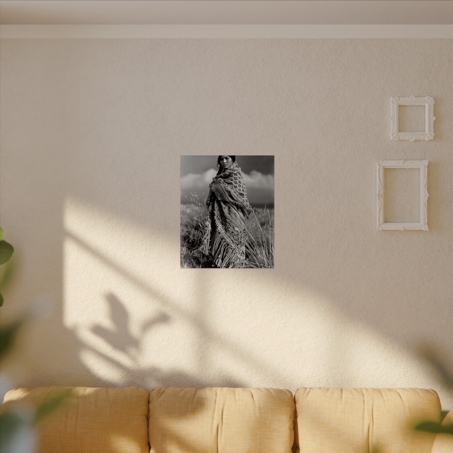 The Wind Calls Her By Name – Western Textured Watercolor Matte Posters