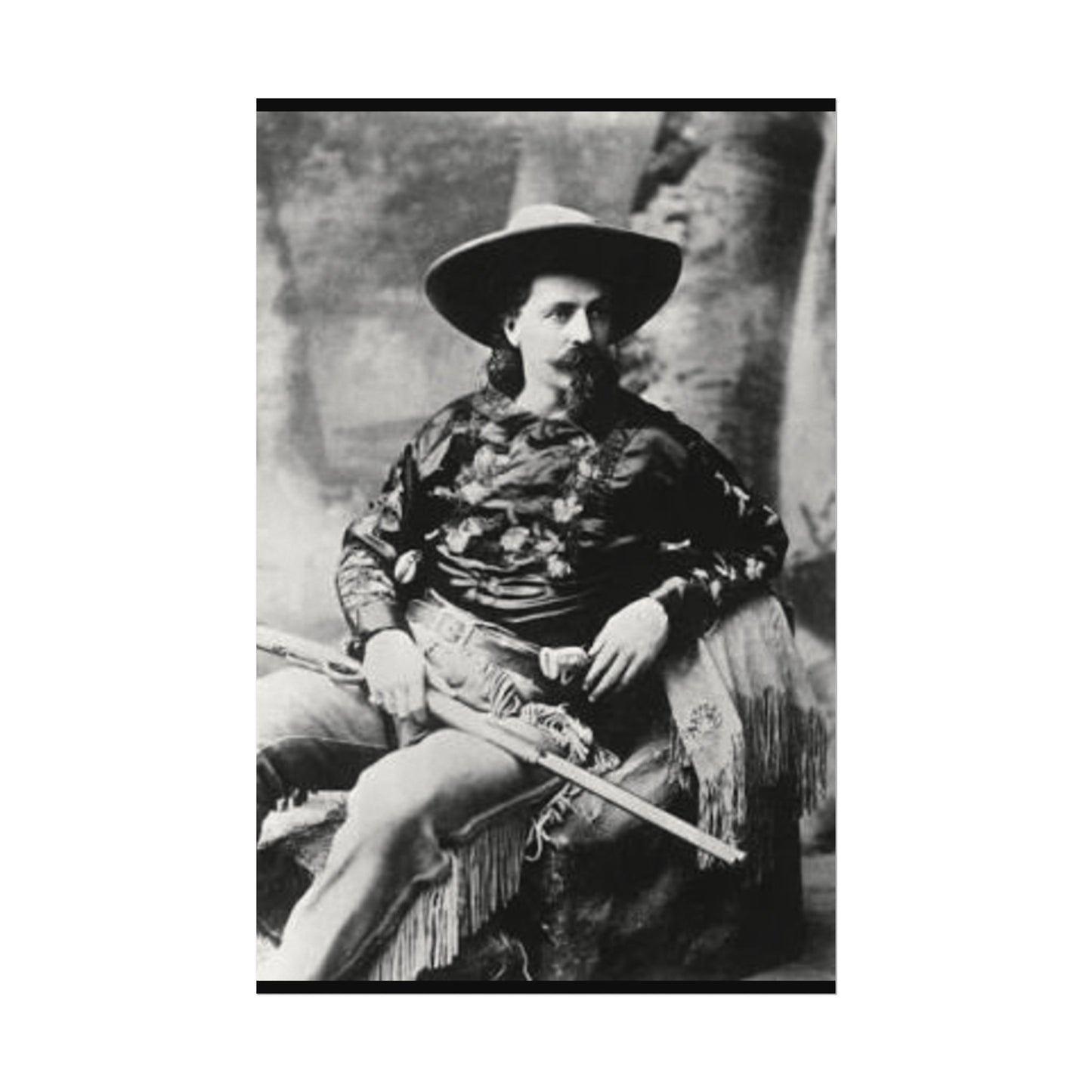 Wild Bill – Western Textured Watercolor Matte Posters