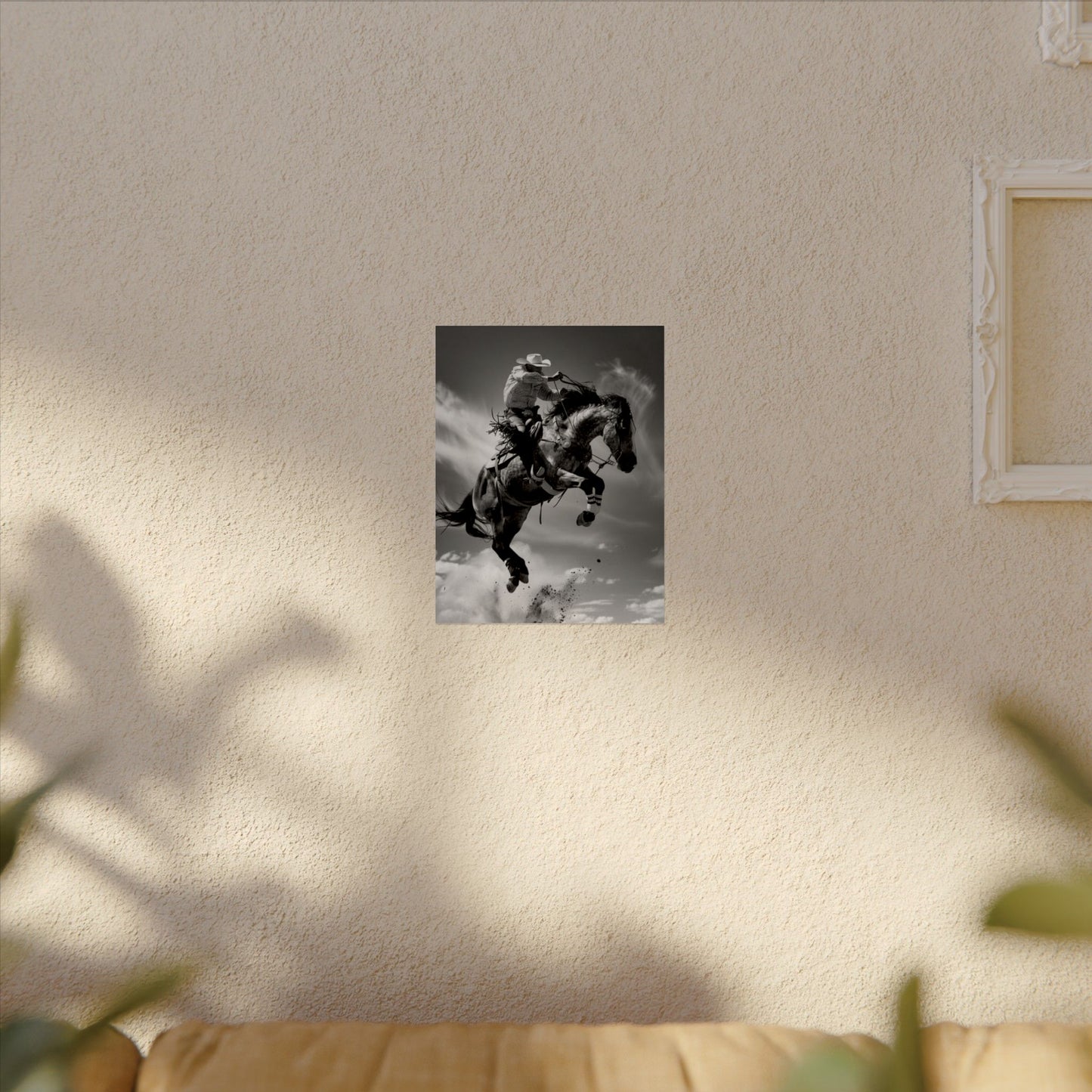 Rolling Thunder – Western Textured Watercolor Matte Posters