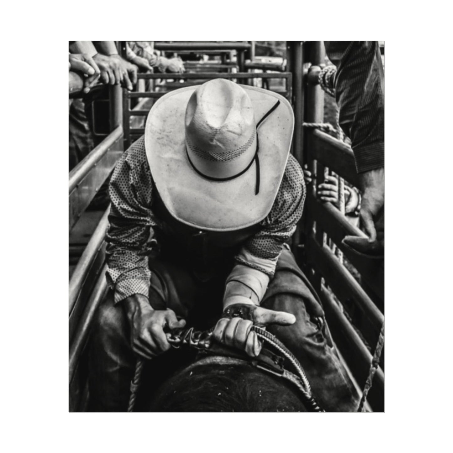 Lock Loaded & In The Chute Textured Watercolor Matte Posters