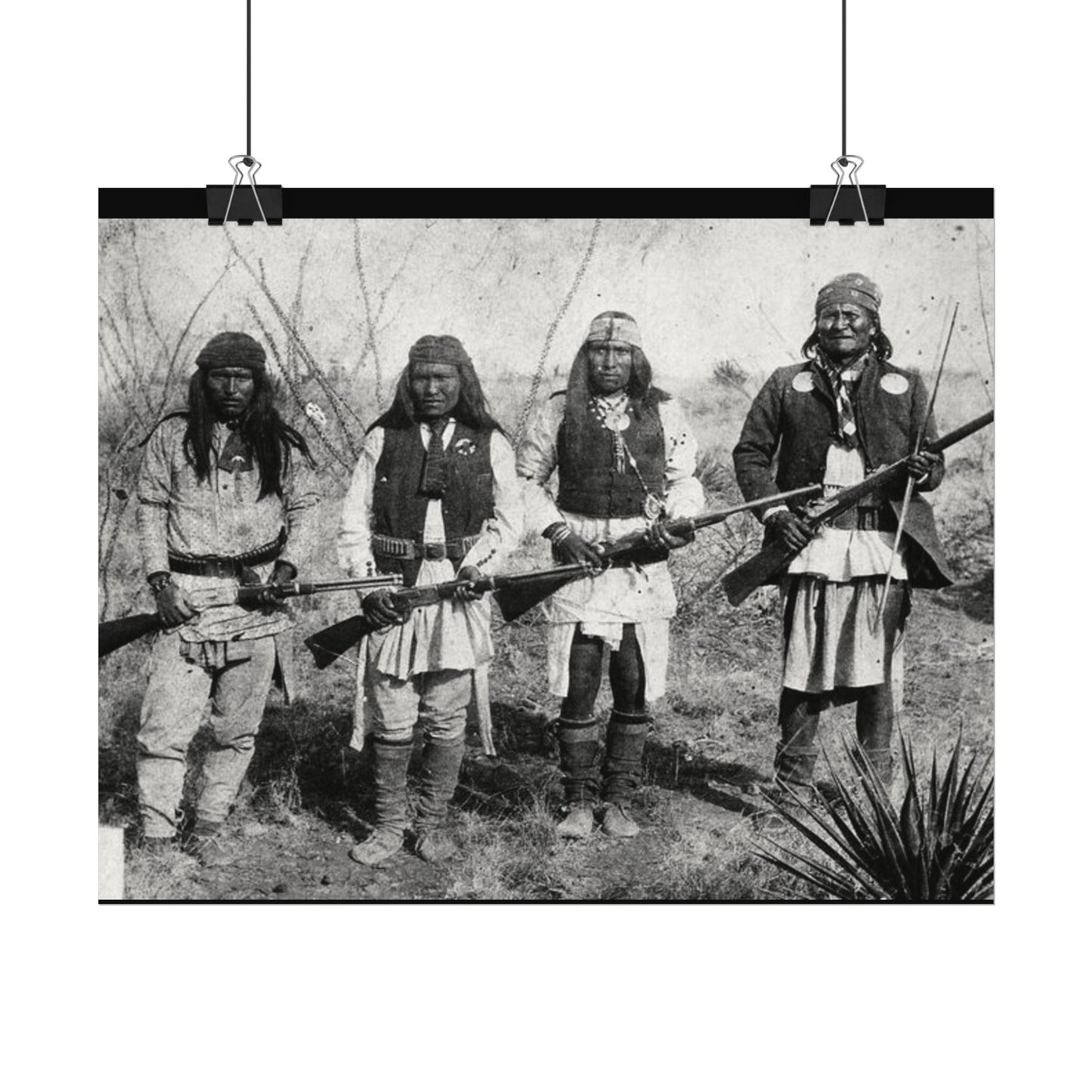 Unspoken Bonds Of Brotherhood– Western Textured Watercolor Matte Posters