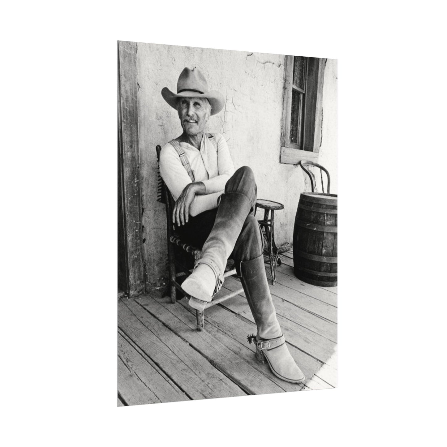 The Lonesome Dove – Western Textured Watercolor Matte Posters