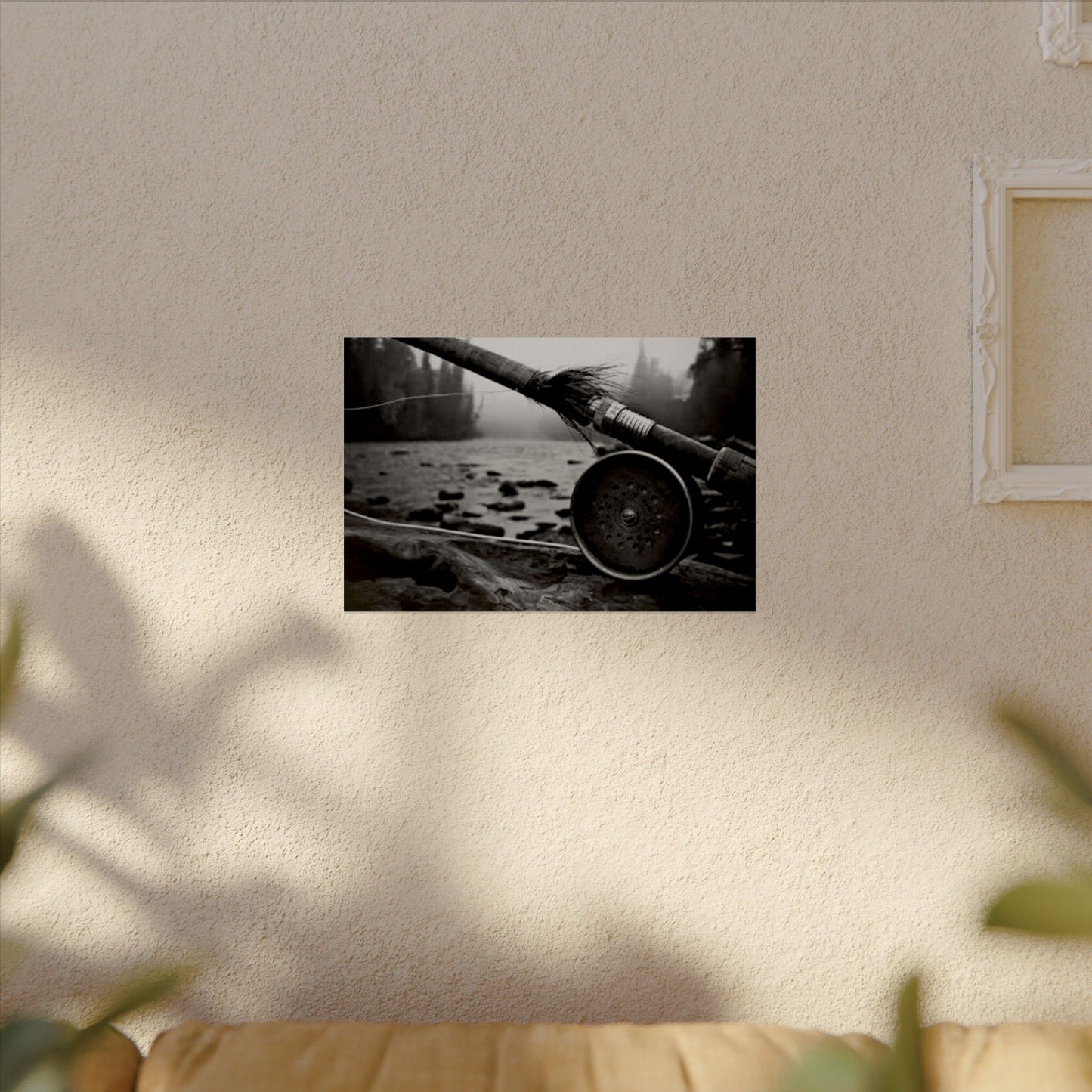 A River Runs Through It– Western Textured Watercolor Matte Posters