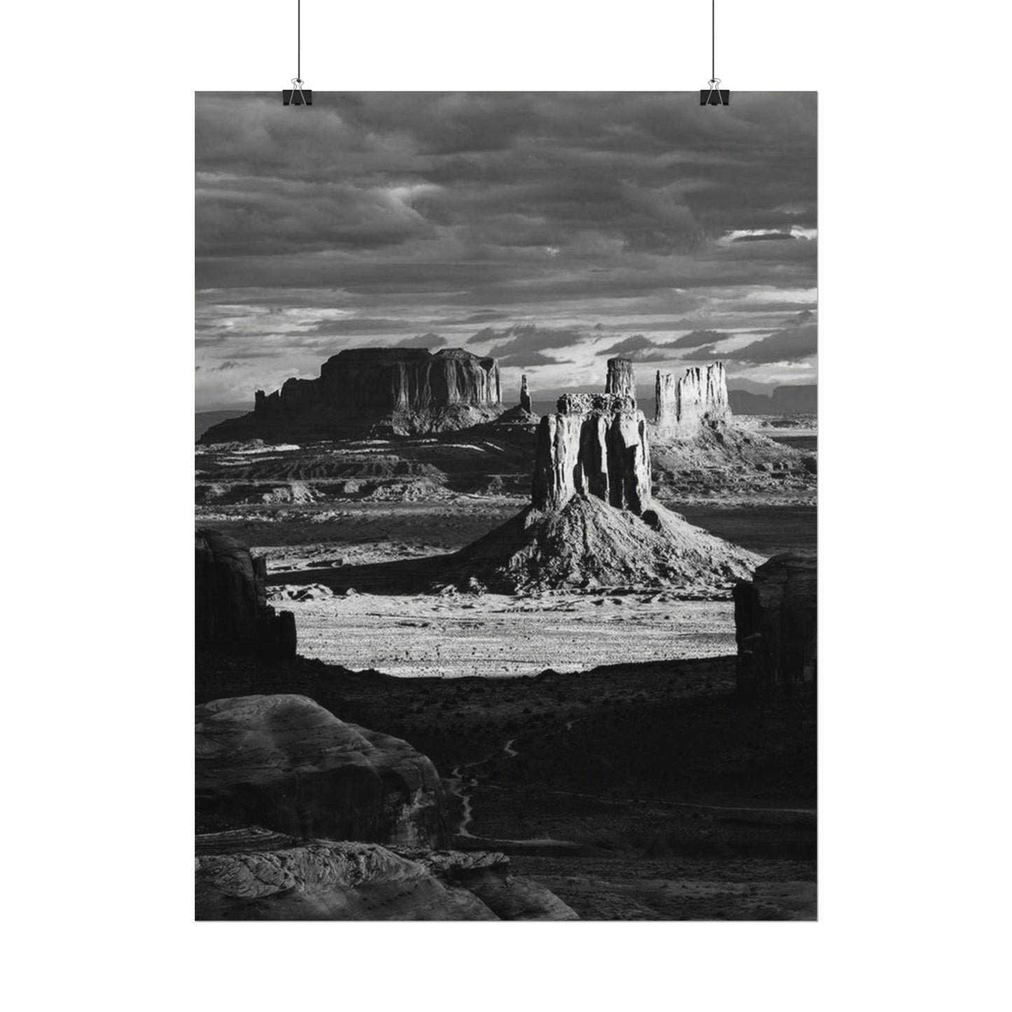 Vast Wonderland – Western Textured Watercolor Matte Posters