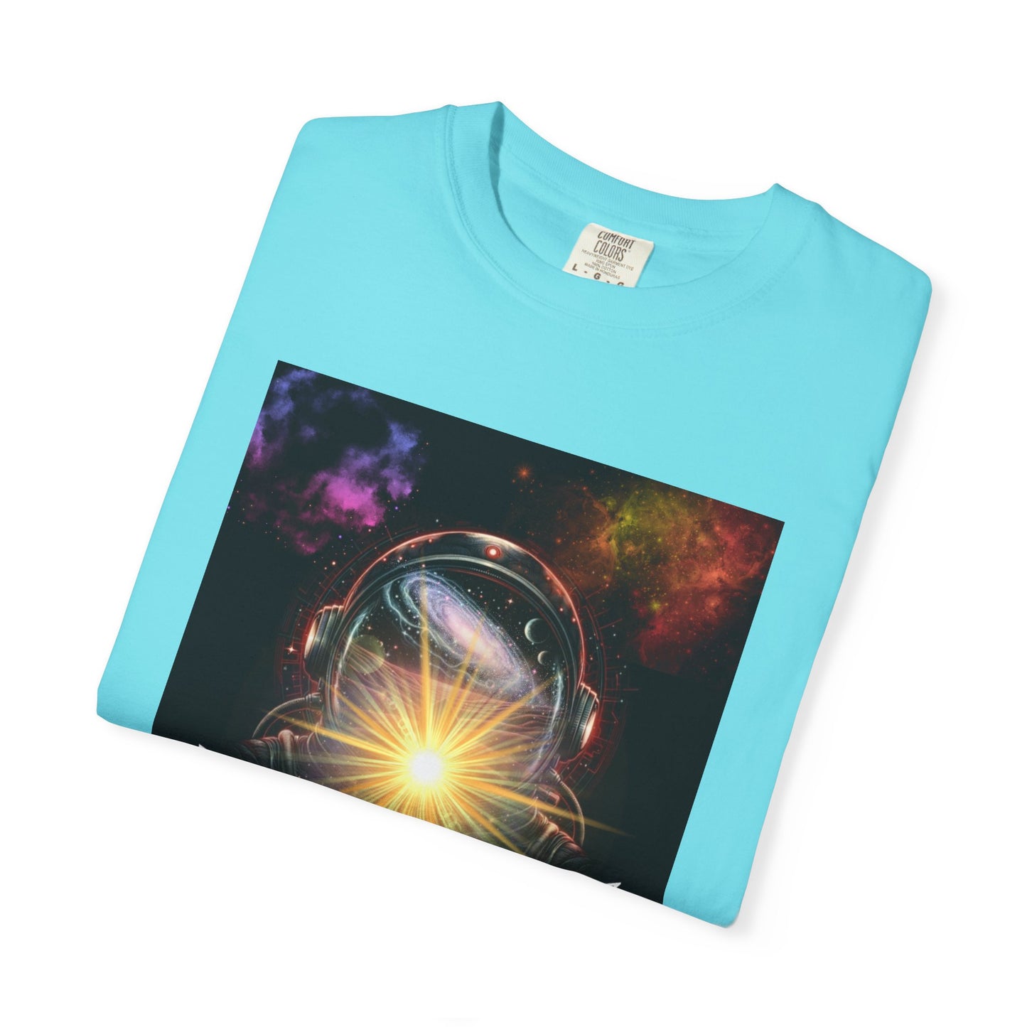 Cosmic Vibe T-Shirt: The Sky is Home Unisex Garment-Dyed Tee, Cute Graphic Shirt, Space Lover Gift, Casual Wear, Art Tee