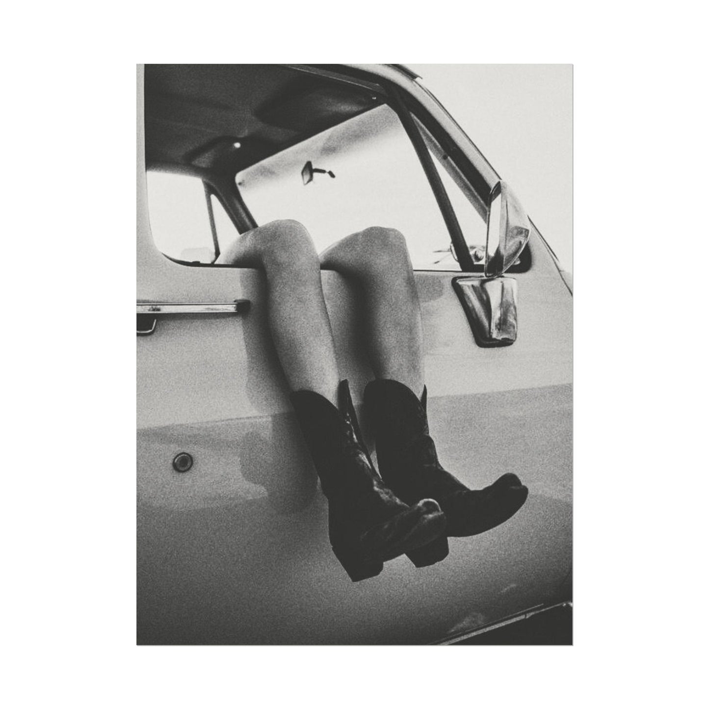 Kick'n Off The Dust— Saddle Up Western Textured Watercolor Matte Posters