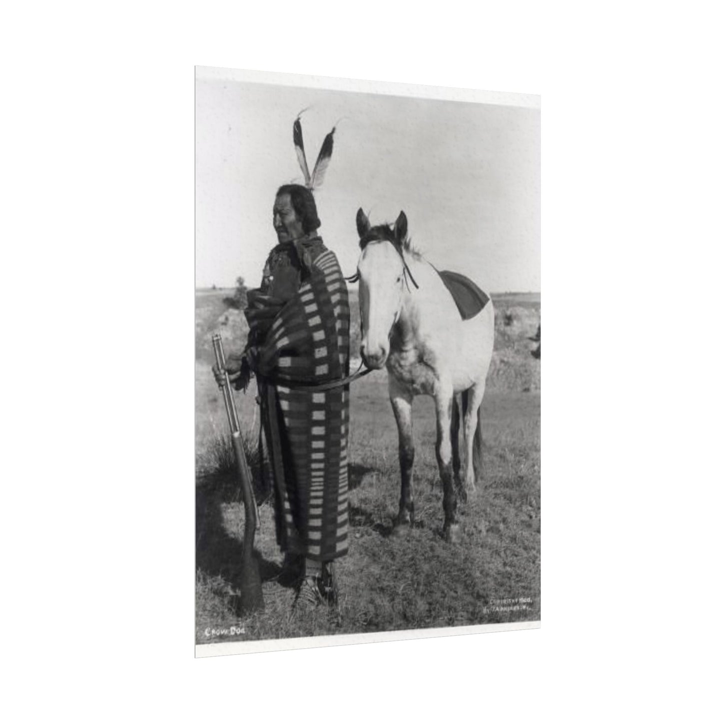 Sacred Ties – Western Textured Watercolor Matte Posters