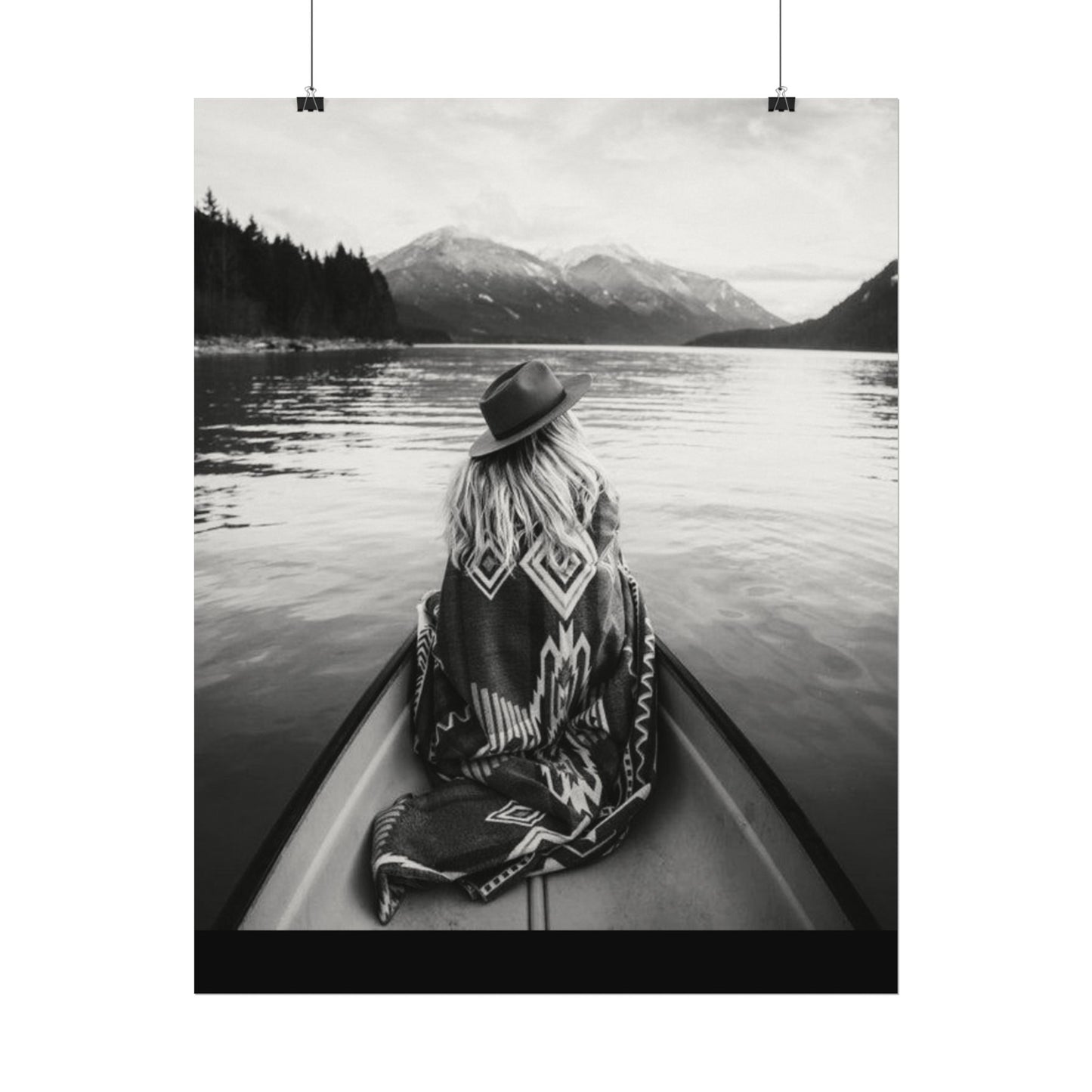He Leads Me Beside Still Waters – Western Textured Watercolor Matte Posters
