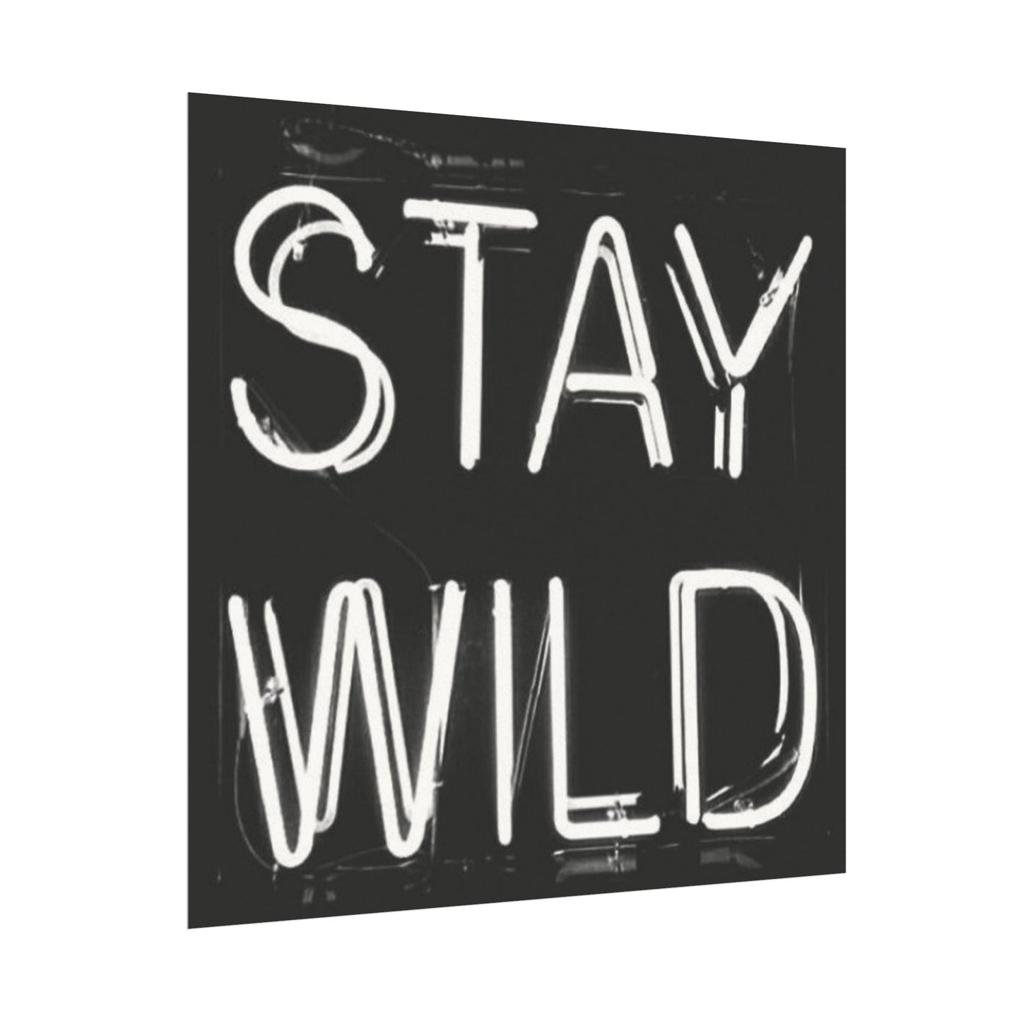 Stay Wild – Western Textured Watercolor Matte Posters