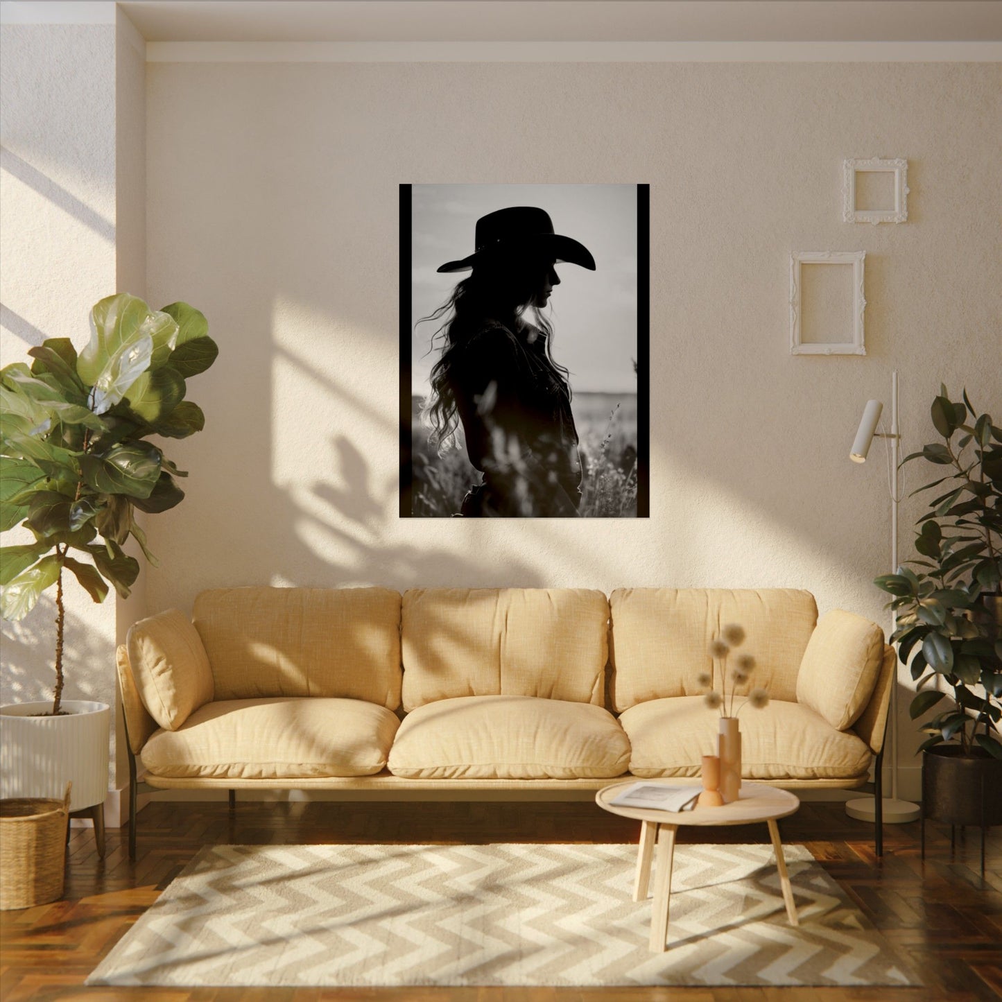 Grace Againest The Grain – Western Textured Watercolor Matte Posters