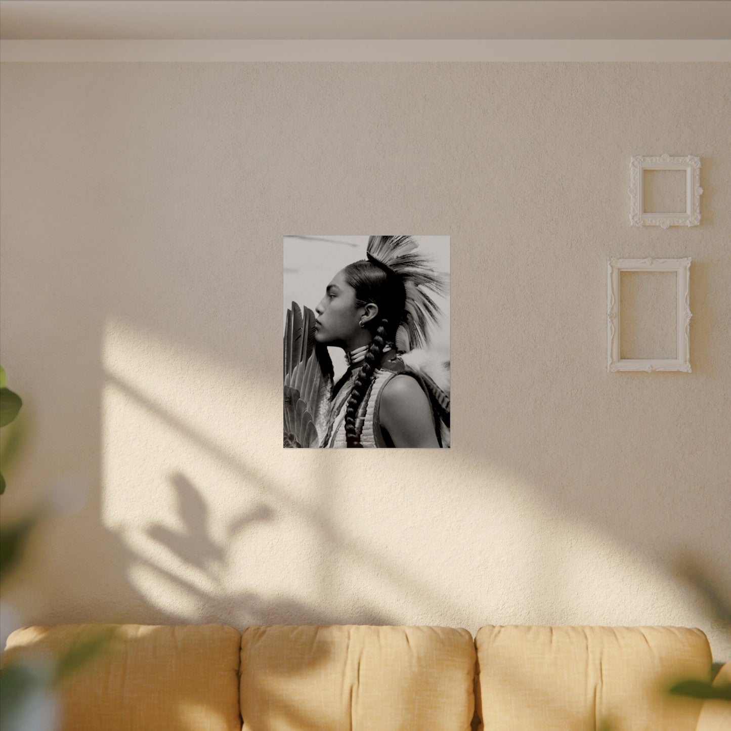 Soar High On Wings Like Eagles – Western Textured Watercolor Matte Posters