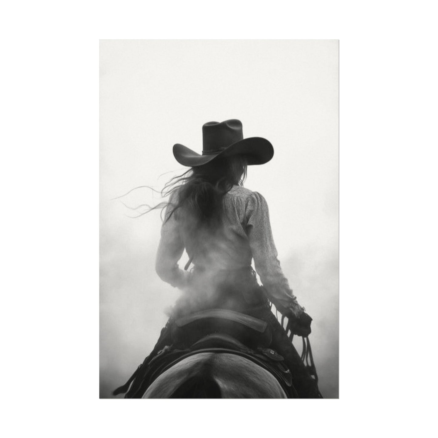 Whispers In The Dust– Western Textured Watercolor Matte Posters